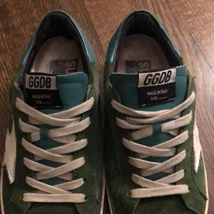 Size 37 green golden gooses